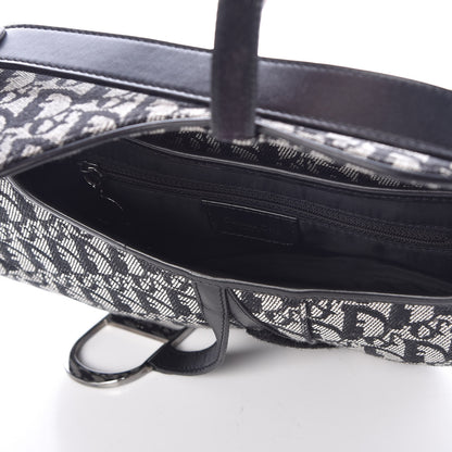 Christian Dior Monogram Saddle Bag Black 5 of 8