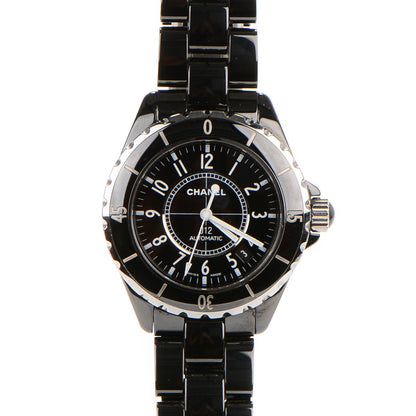 Chanel Stainless Steel Ceramic 38mm J12 Automatic Watch Black 1 of 6