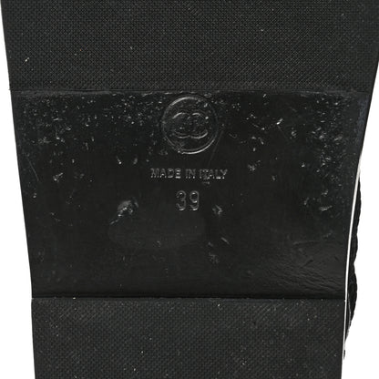 Chanel Mesh Velcro Dad Sandals 39 Black 8 of 9