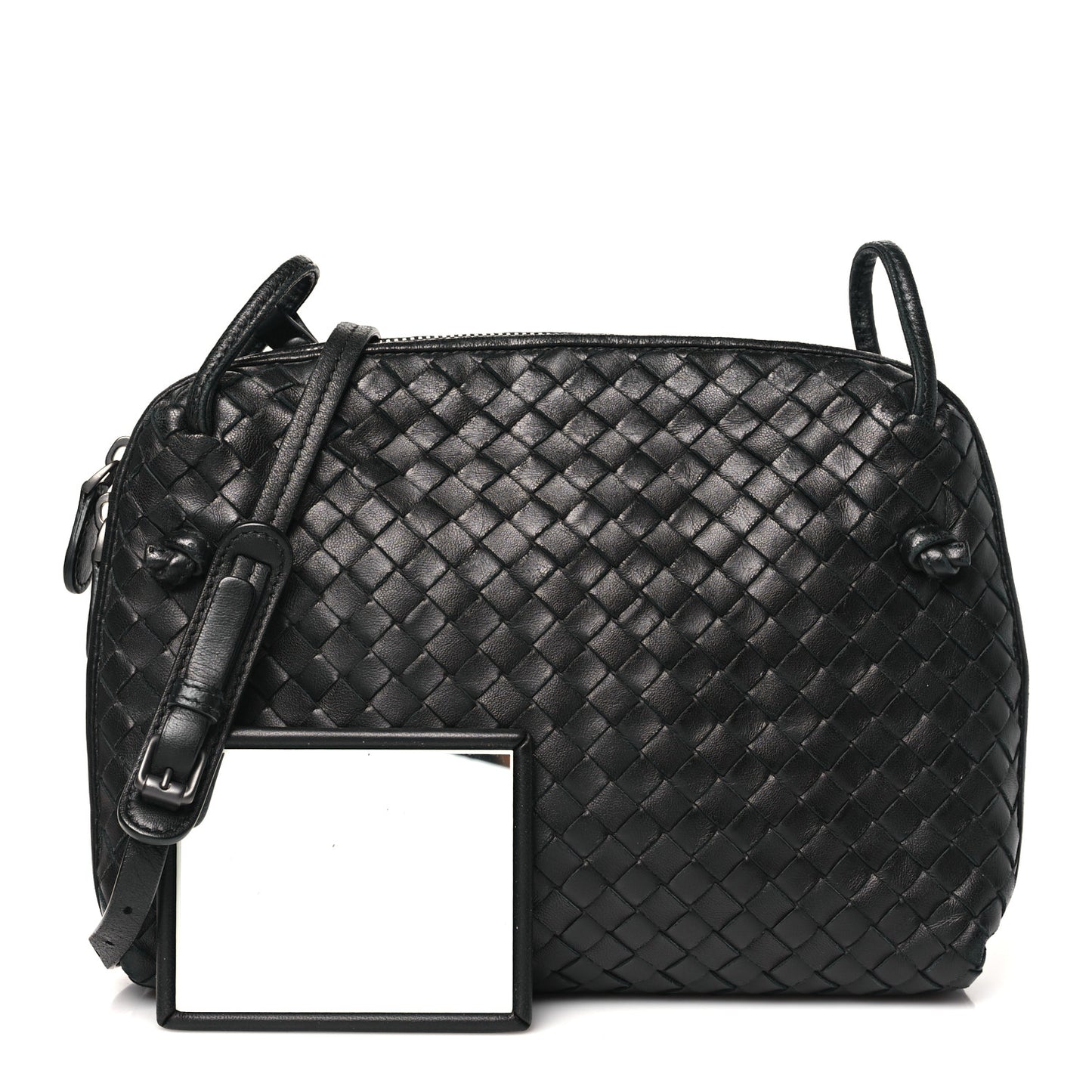 Nappa Intrecciato Nodini Bag Black