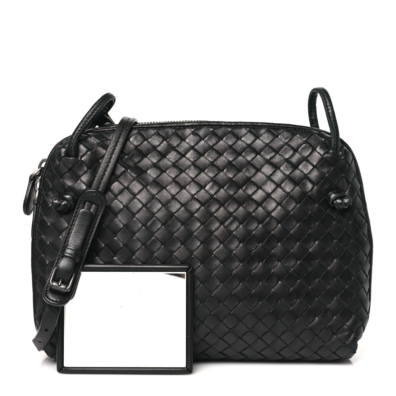 Bottega Veneta Nappa Intrecciato Nodini Bag Black 3 of 12