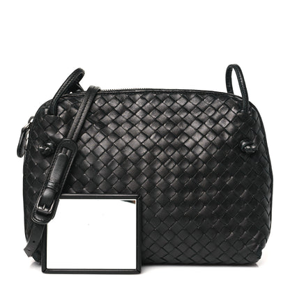Bottega Veneta Nappa Intrecciato Nodini Bag Black 3 of 12