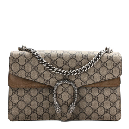Gucci GG Supreme Monogram Small Dionysus Shoulder Bag Taupe 1 of 10