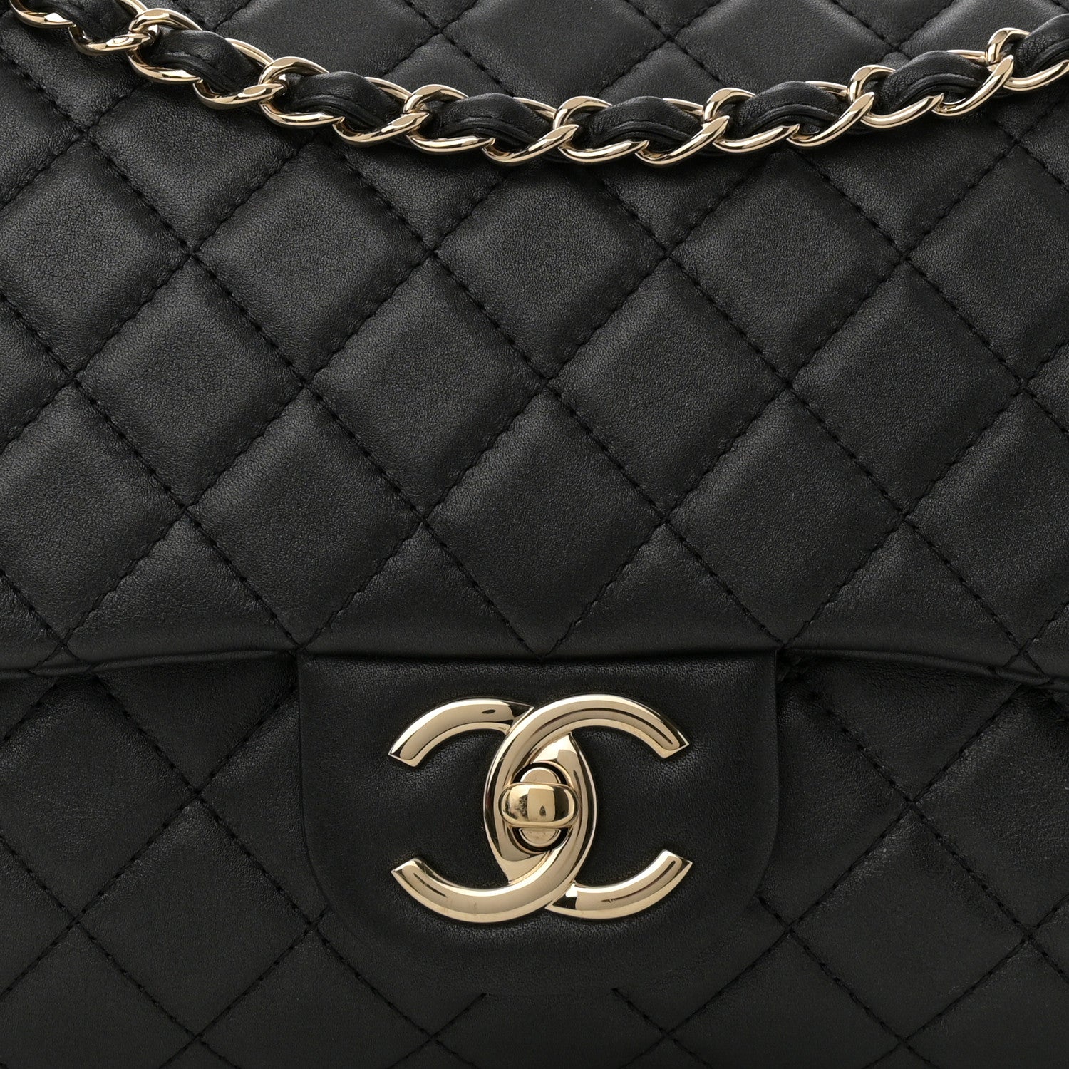 Chanel Calfskin Quilted XXL Travel Flap Bag Black 9 of 11