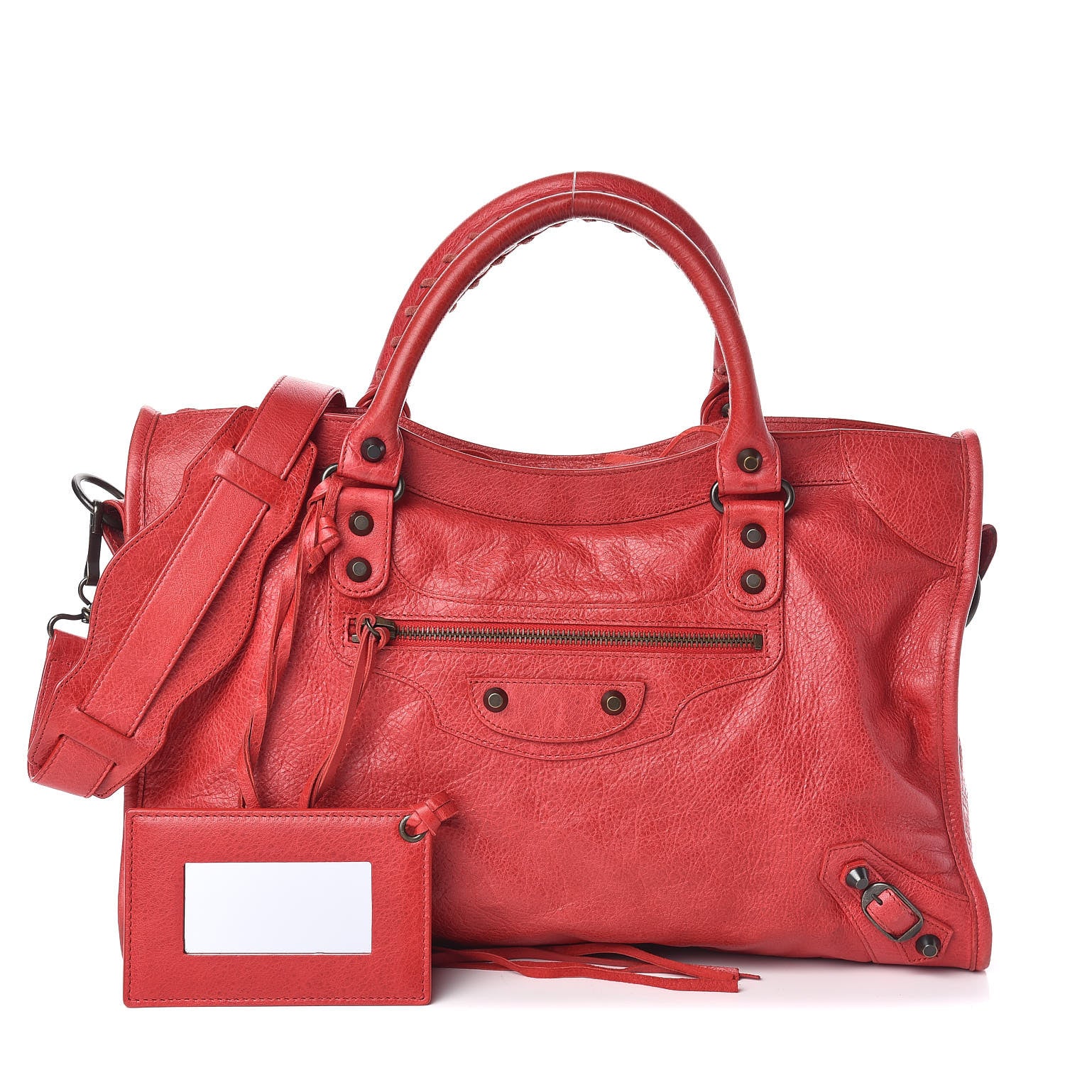 Balenciaga Agneau Classic Hardware City Rouge Coquelicot 1 of 15