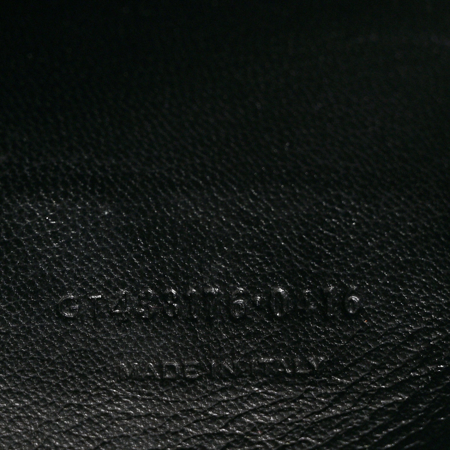 Saint Laurent Calfskin Crocodile Embossed Medium West Hollywood Monogram Fold-Over Grey 7 of 12