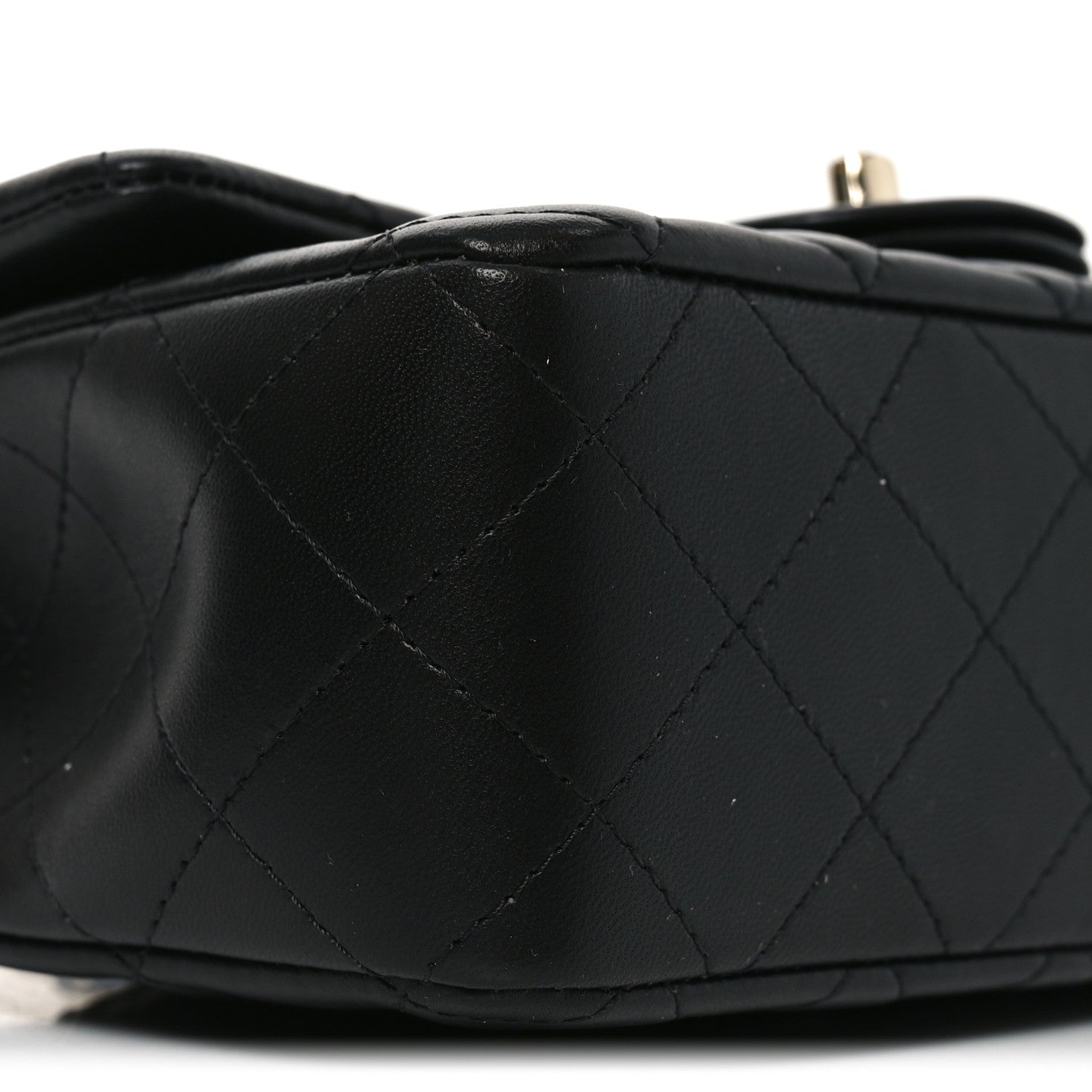 Chanel Lambskin Quilted Mini Rectangular Flap Black 9 of 11