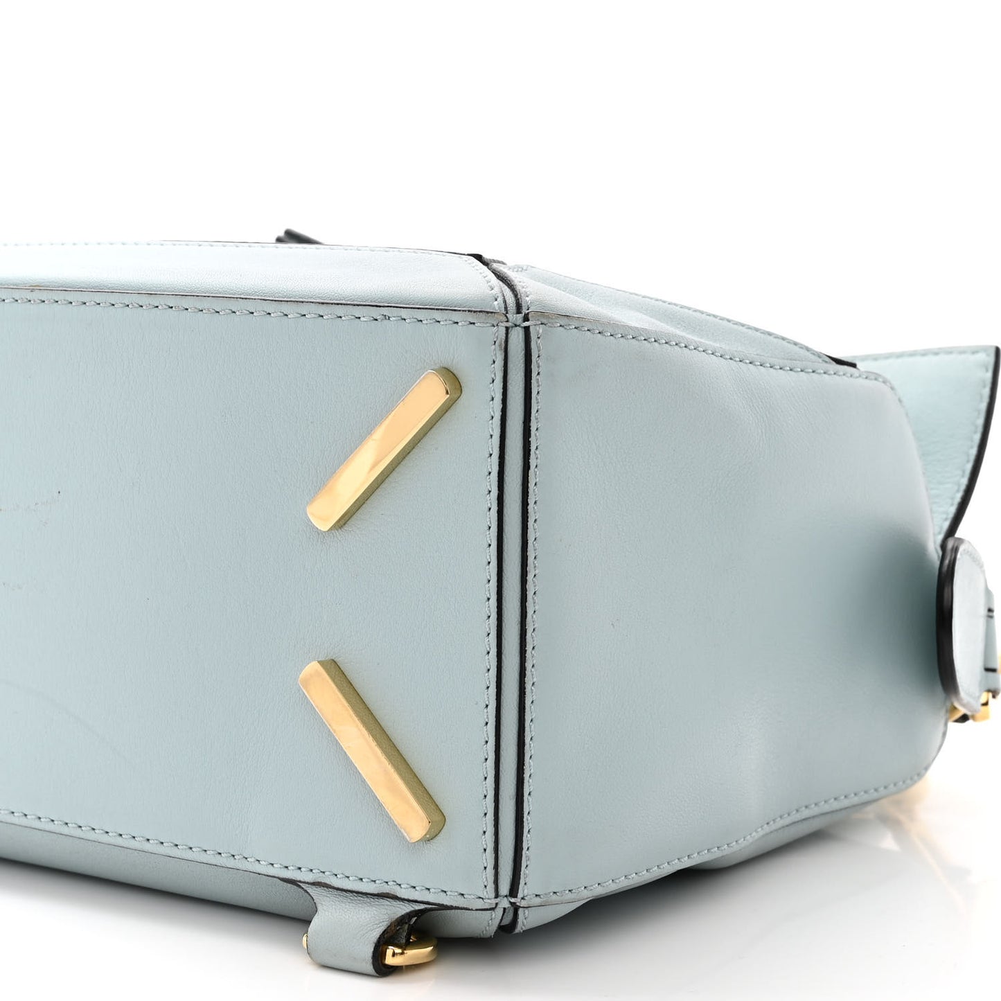 Calfskin Small Puzzle Bag Light Blue