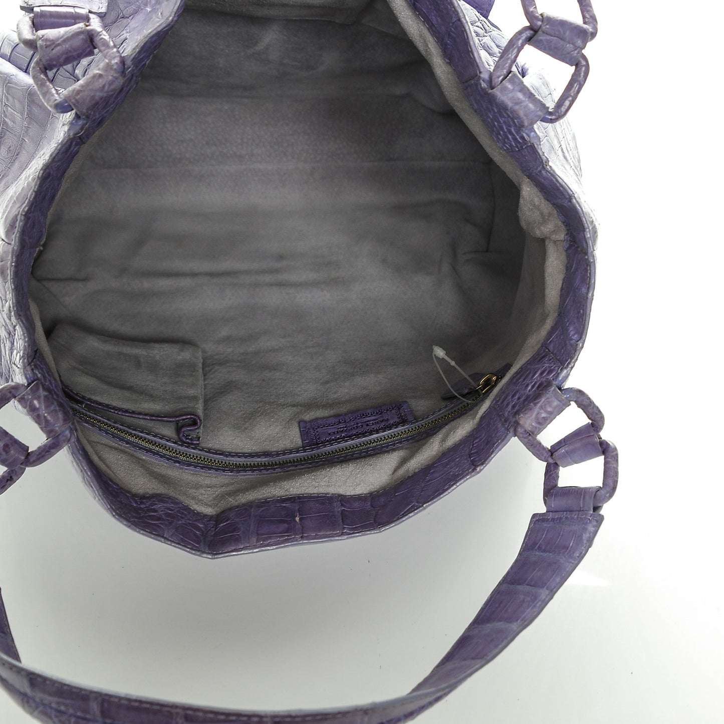 Crocodile Tote Violet