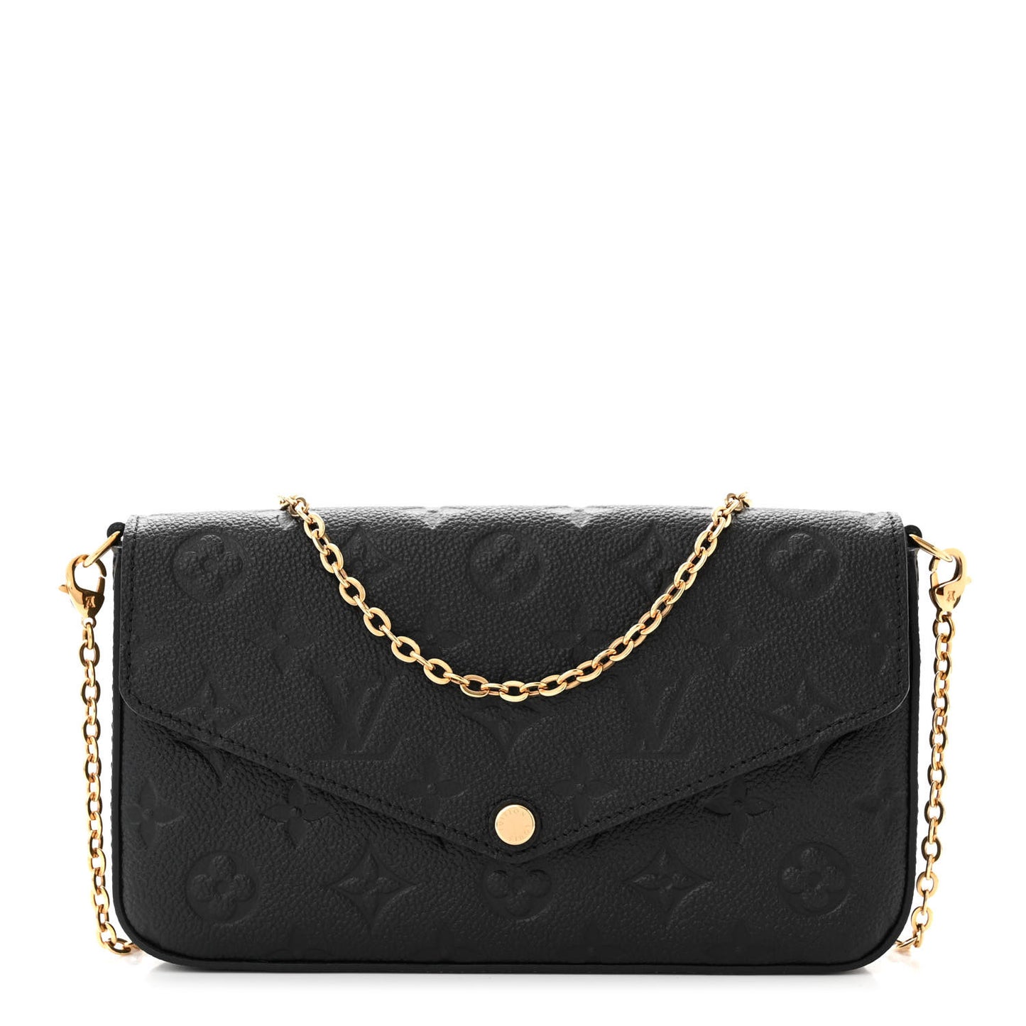 Empreinte Pochette Felicie Chain Wallet Black