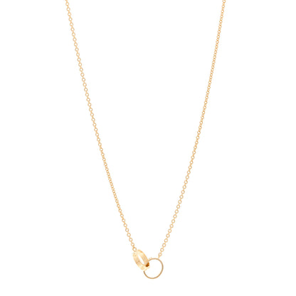 Cartier 18K Yellow Gold Interlocking LOVE Necklace 1 of 5