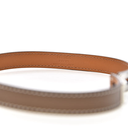 Hermes Tadelakt Kelly Double Tour Bracelet S Etoupe 4 of 7