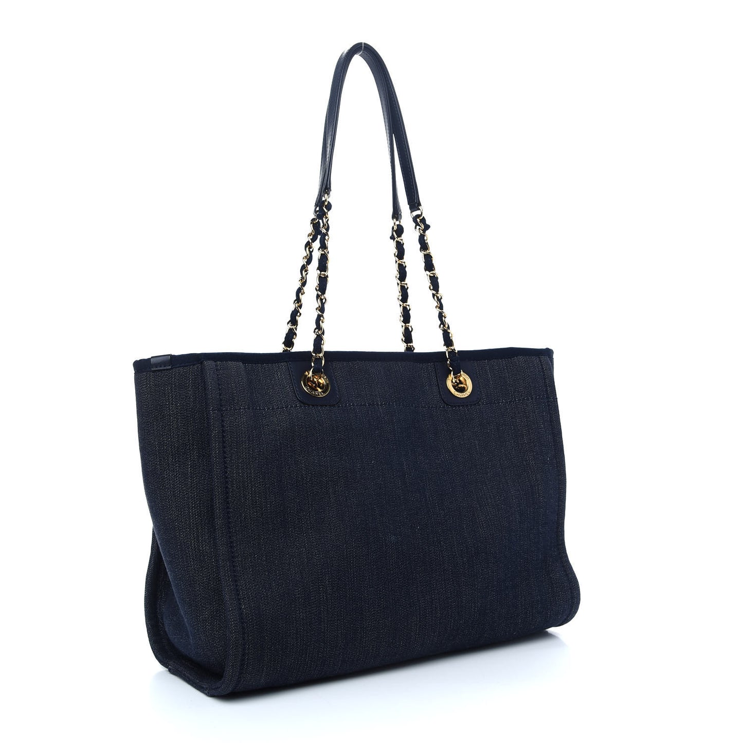 Denim Small Deauville Tote Dark Blue