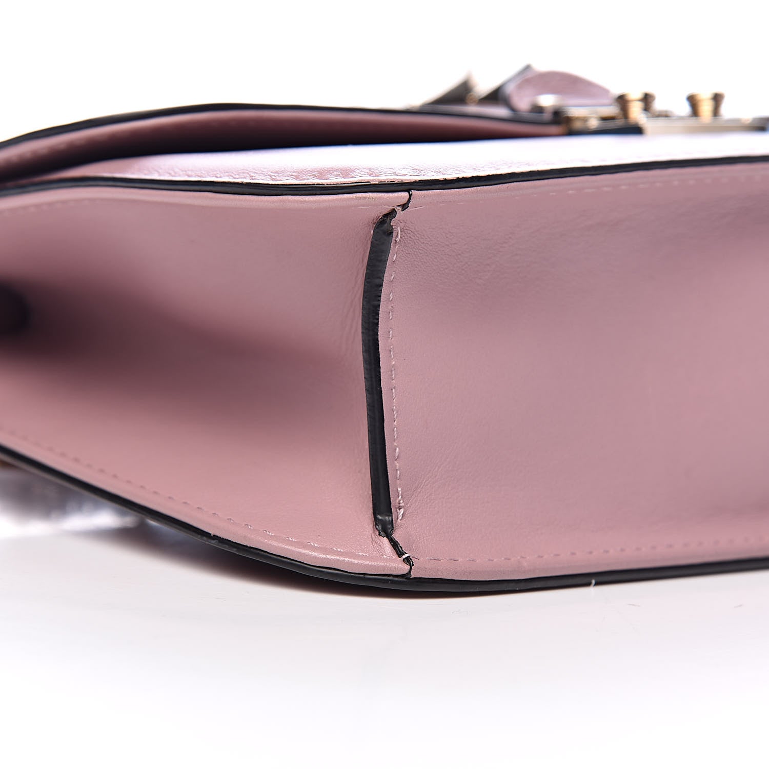 Valentino Garavani Vitello Medium Glam Lock Rockstud Flap Water Rose 9 of 11