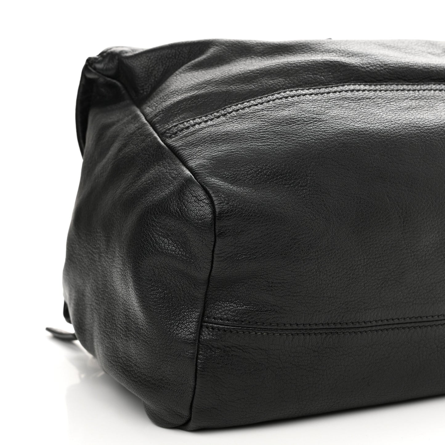 Sugar Goatskin Large Pandora Black