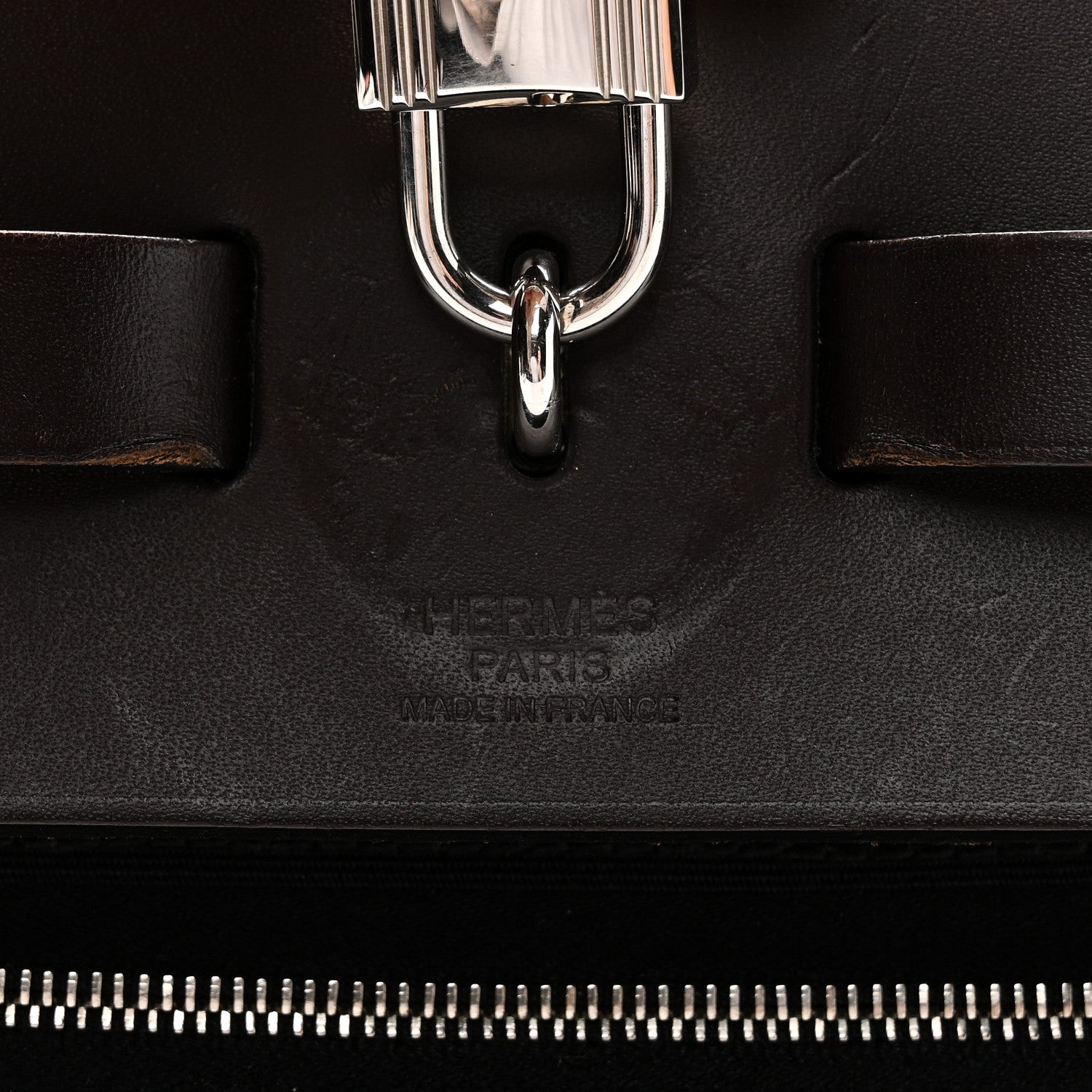 Hermes Toile Vache Hunter Herbag Zip 39 MM Black Ebene 7 of 12