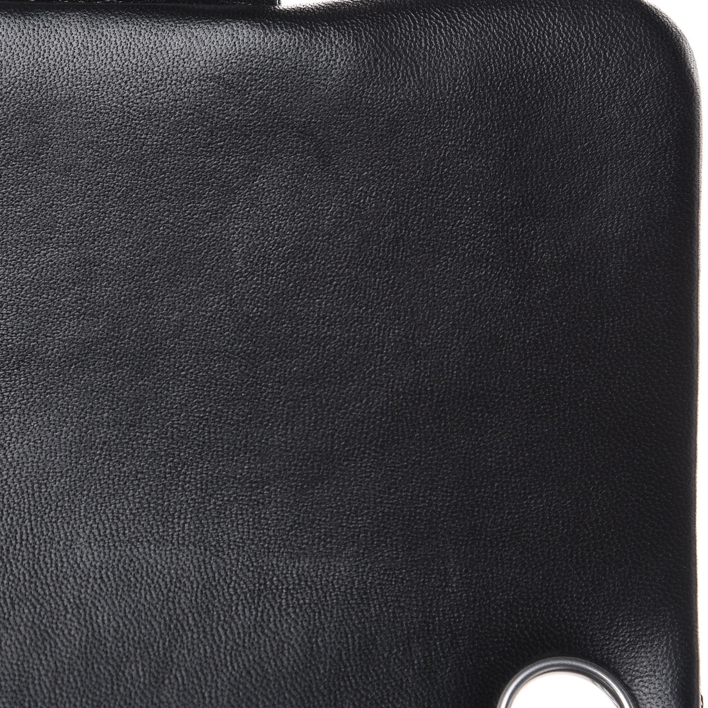 Lambskin Quilted Mini Square Flap Black
