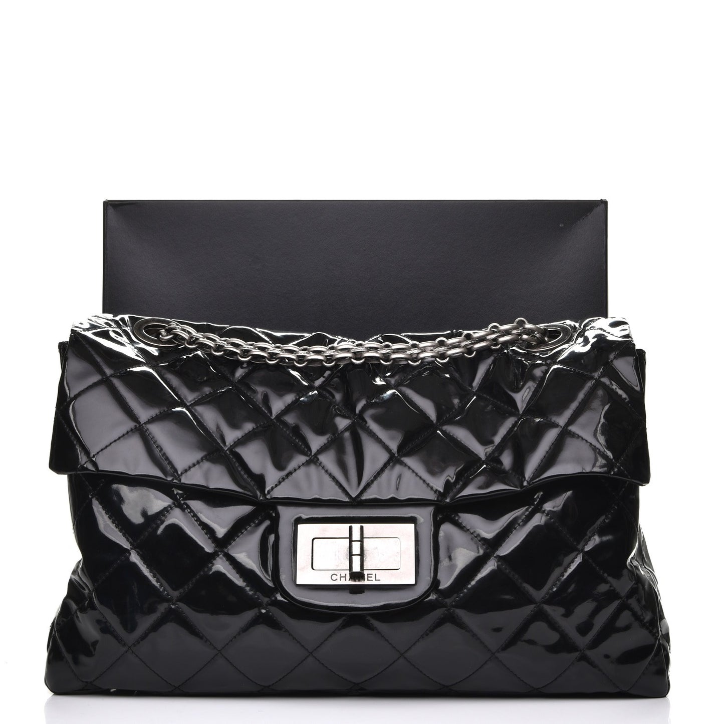 Vinyl Quilted XXL Reissue Flap Black