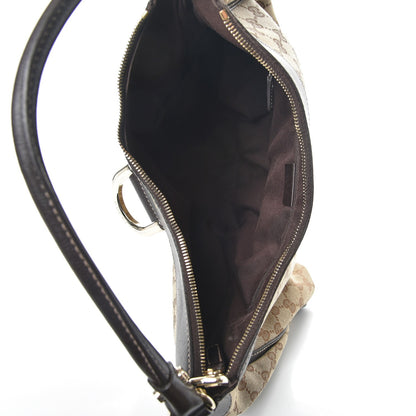 Gucci Monogram Large D Ring Hobo Dark Brown 5 of 7