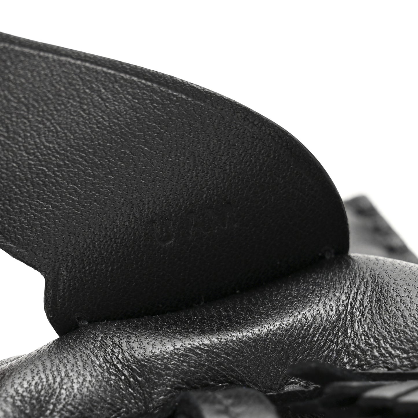 Milo Lambskin Matte Alligator Touch Grigri Rodeo Pegase Horse Bag Charm PM Black