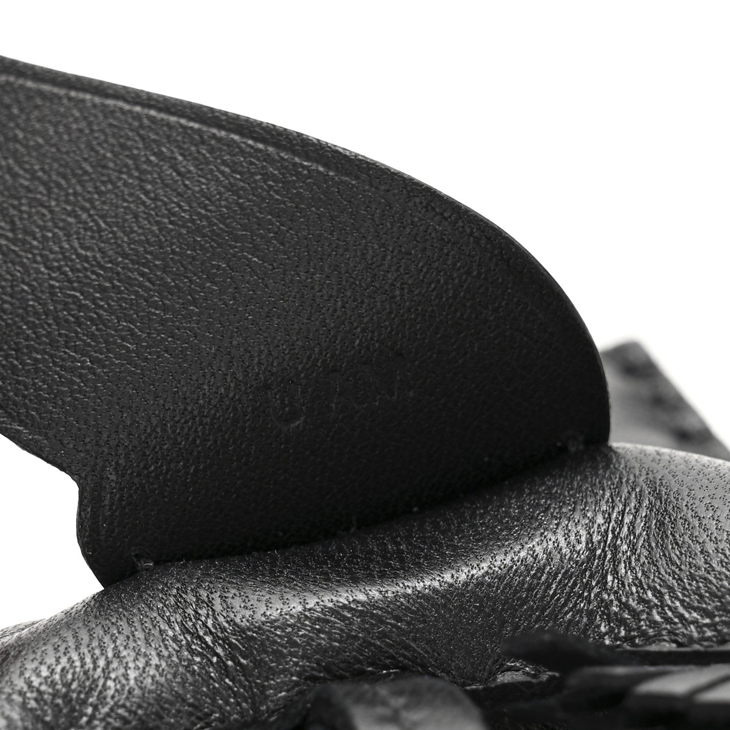 Hermes Milo Lambskin Matte Alligator Touch Grigri Rodeo Pegase Horse Bag Charm PM Black 4 of 5