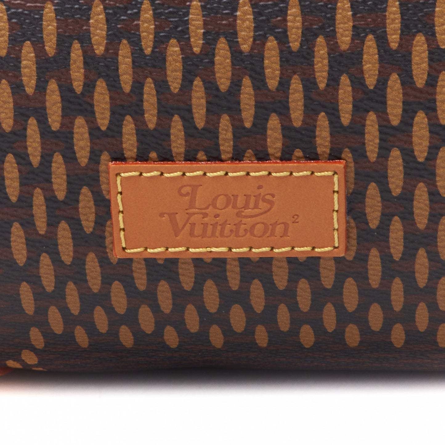 X NIGO Giant Damier Ebene Monogram Keepall Bandouliere 50