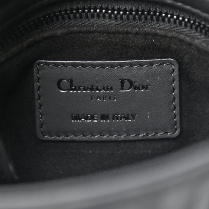 Christian Dior Ultra Matte Calfskin Cannage Mini Lady Dior Black 6 of 8