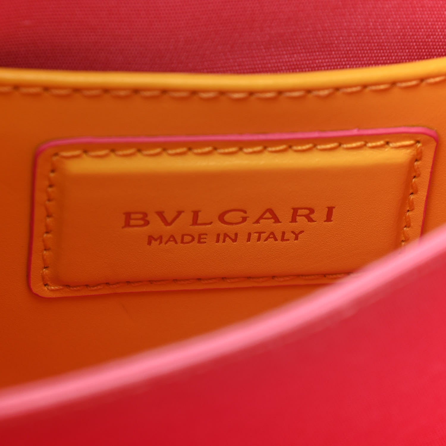 Bulgari Calfskin Serpenti Forever Top Handle Yellow 8 of 12