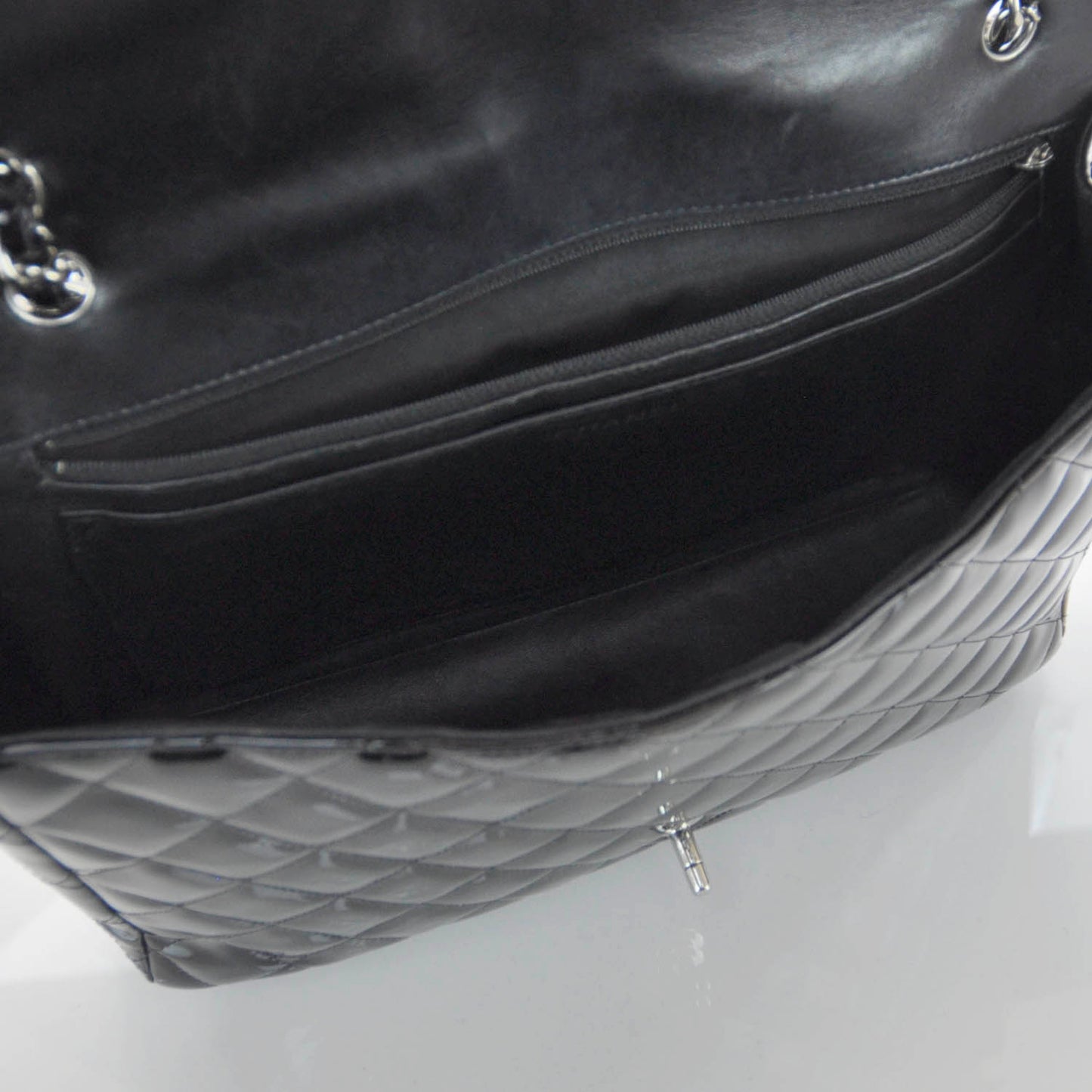 Patent Maxi Single Flap Black