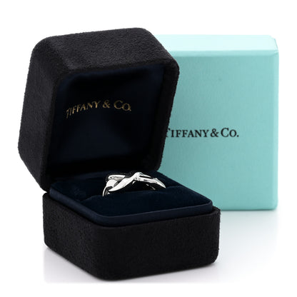 Tiffany Sterling Silver Paloma Picasso Double Loving Heart Ring 52 6 6 of 6