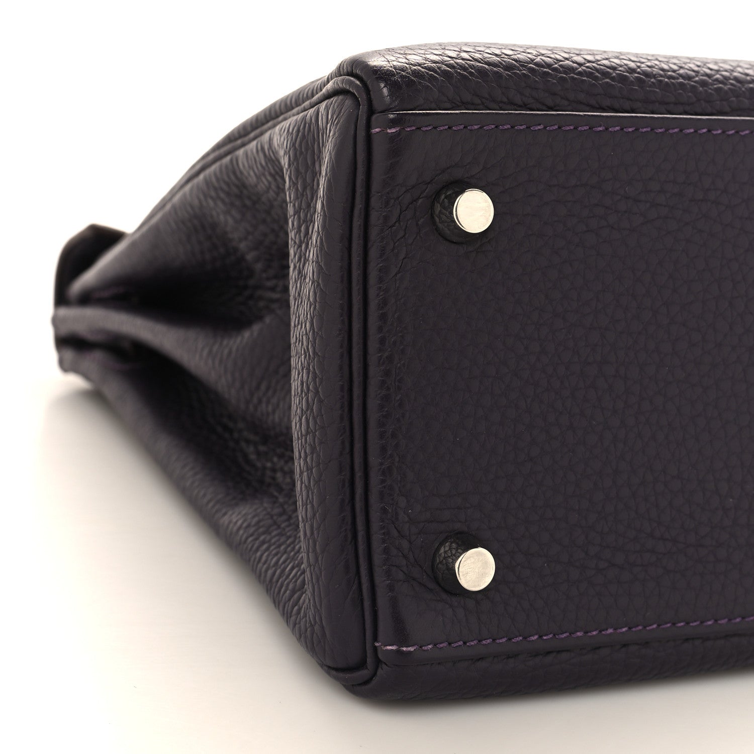Hermes Taurillon Clemence Kelly Retourne 28 Raisin 9 of 10