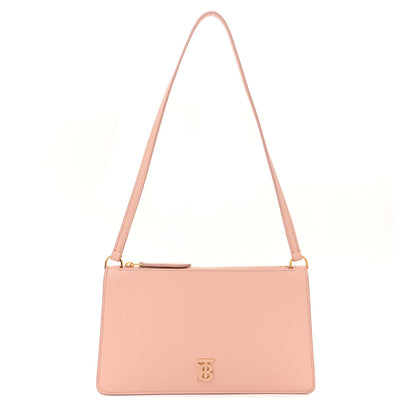 Burberry Grained Calfskin Mini TB Shoulder Pouch Dusty Pink 1 of 11