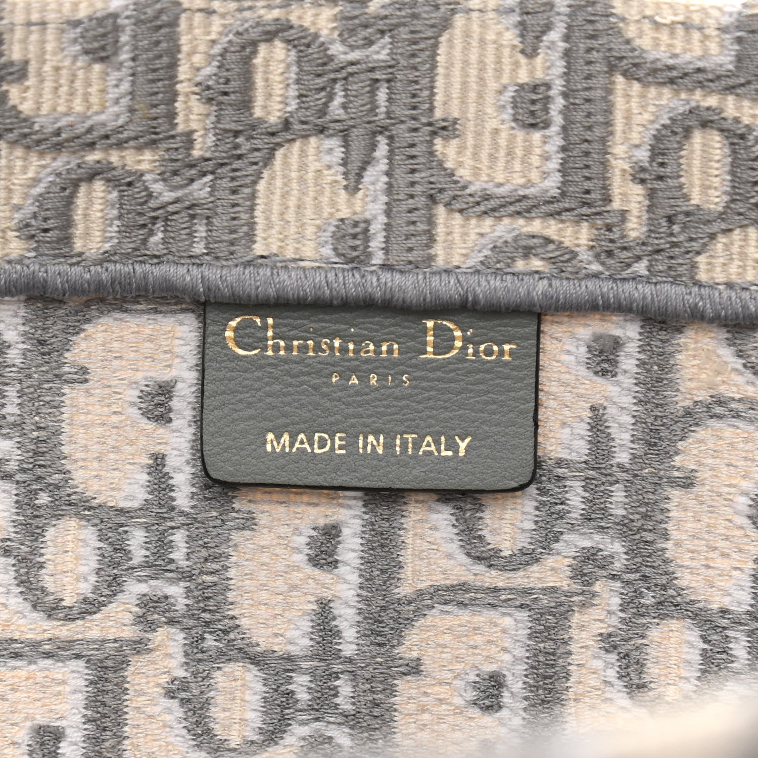 Christian Dior Oblique Large Book Tote Grey 6 of 14
