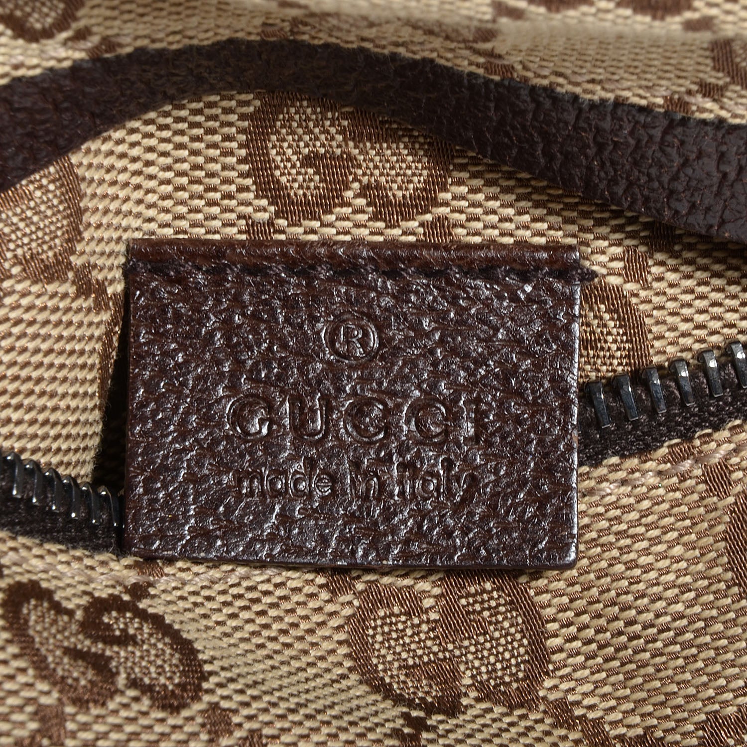 Gucci GG Monogram Web Double Pocket Belt Bag Ebony 7 of 8