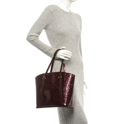 Louis Vuitton Vernis Avalon GM Rouge Fauviste 2 of 7