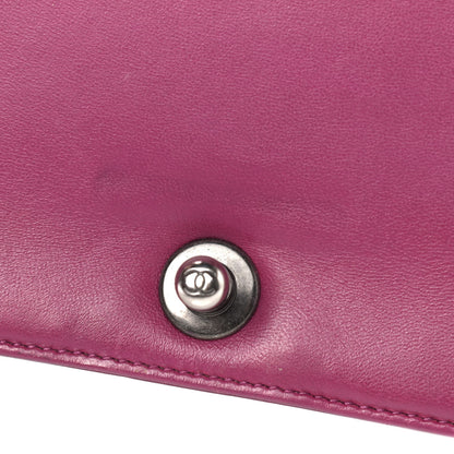 Chanel Velvet Quilted Small Boy Flap Pink 11 of 12