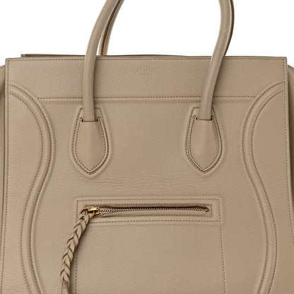Celine Smooth Calfskin Medium Phantom Luggage Taupe 7 of 10