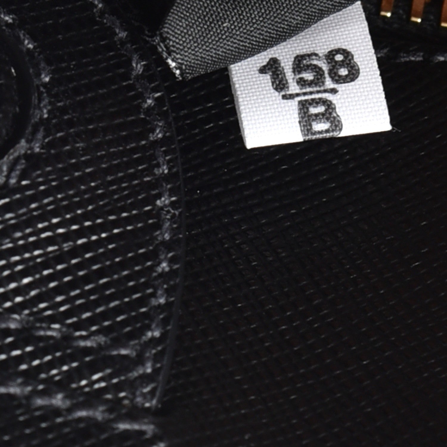 Prada Saffiano Tessuto Nylon Impunturato Quilted Shopper Black 9 of 10