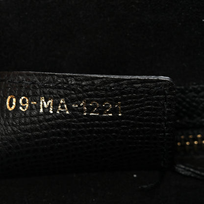 Christian Dior Grained Calfskin Saddle Bag Black 7 of 11