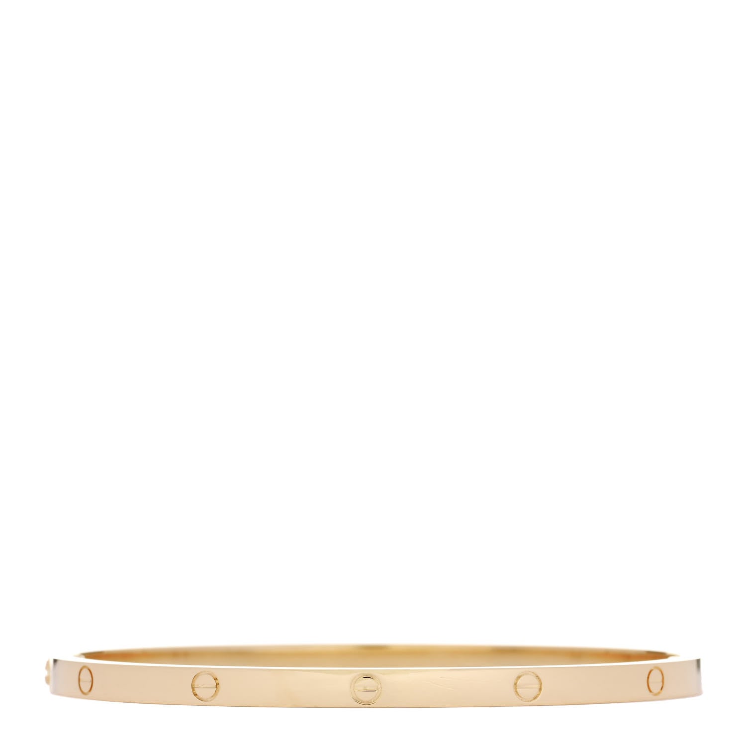 Cartier 18K Yellow Gold Small LOVE Bracelet 18 1 of 8