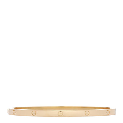 Cartier 18K Yellow Gold Small LOVE Bracelet 18 1 of 8