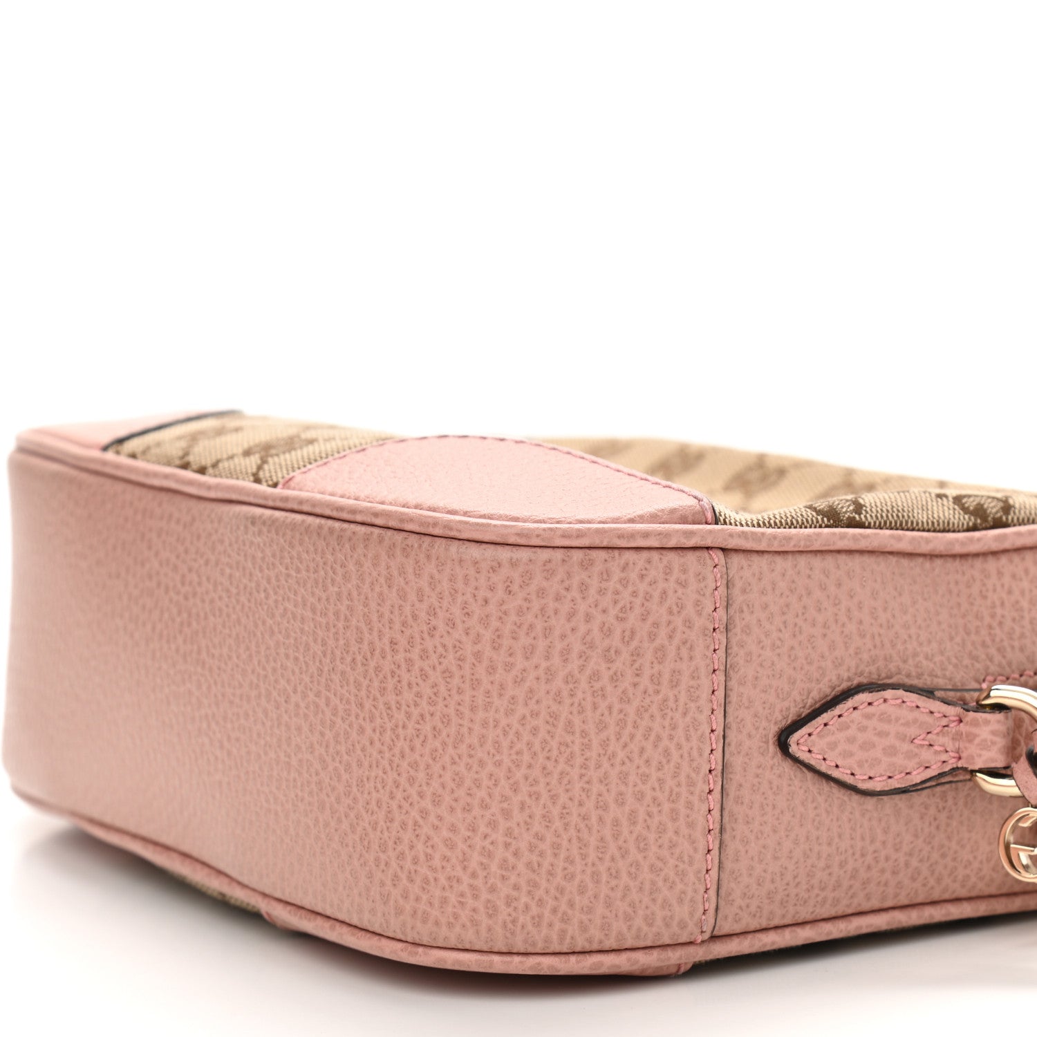Gucci Monogram Mini Bree Messenger Bag Beige Soft Pink 10 of 15