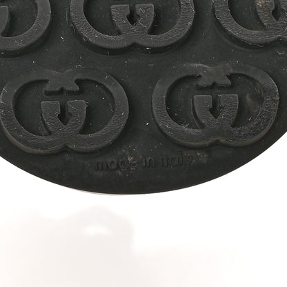 Gucci GG Monogram Jacquard Womens 1977 Tennis Platform 52mm Sneakers 37.5 Black Mystic White 8 of 9