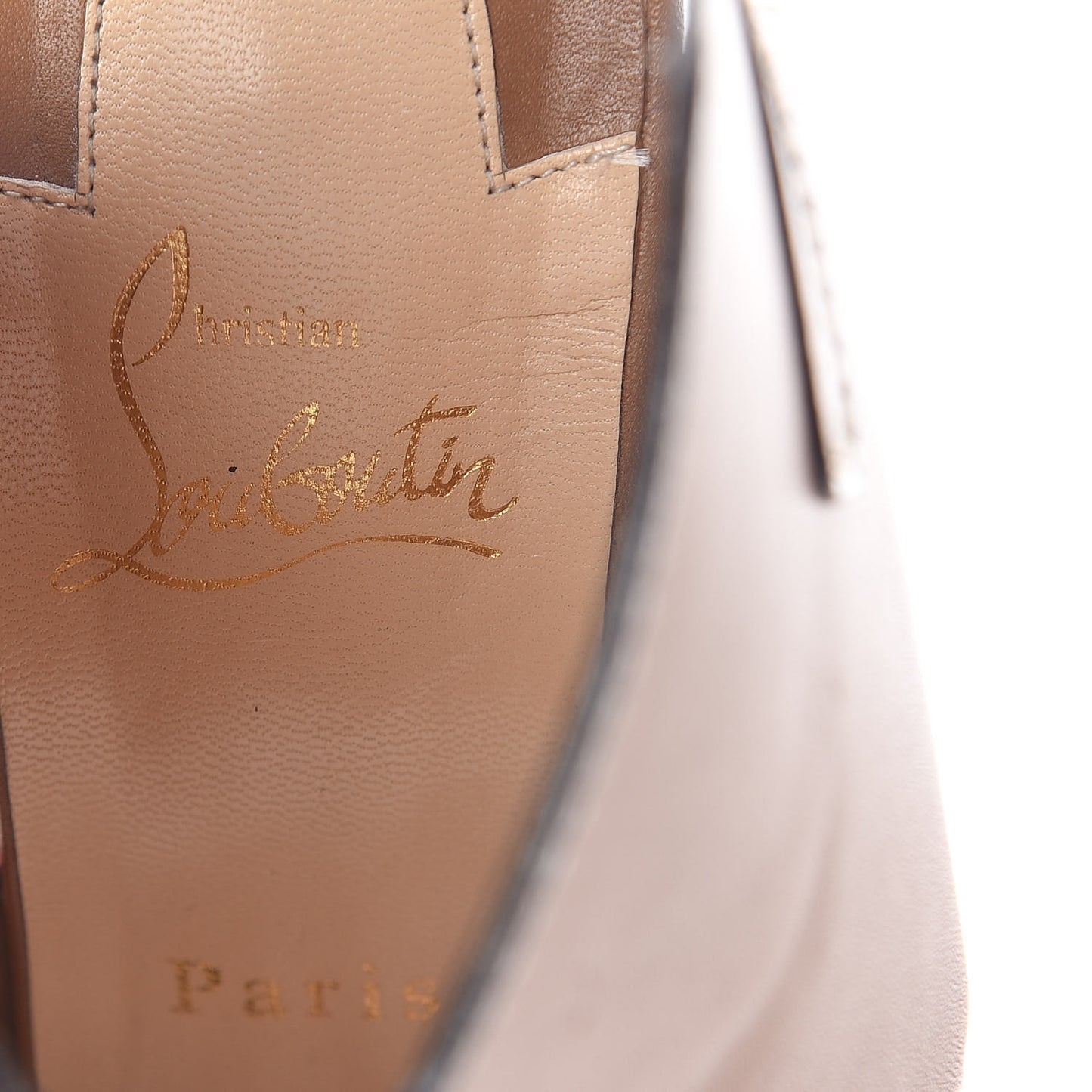 Calfskin Apron Lili 120 Pumps 38.5 Camel