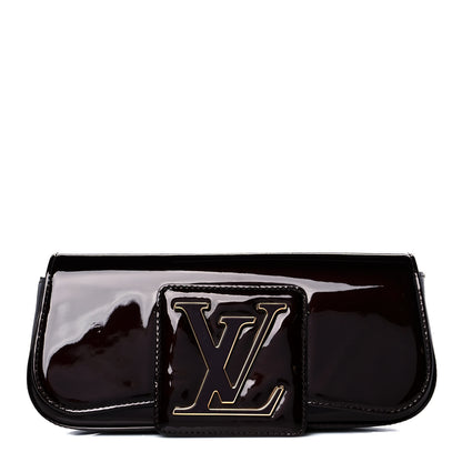 Louis Vuitton Patent Sobe Clutch Amarante 1 of 15