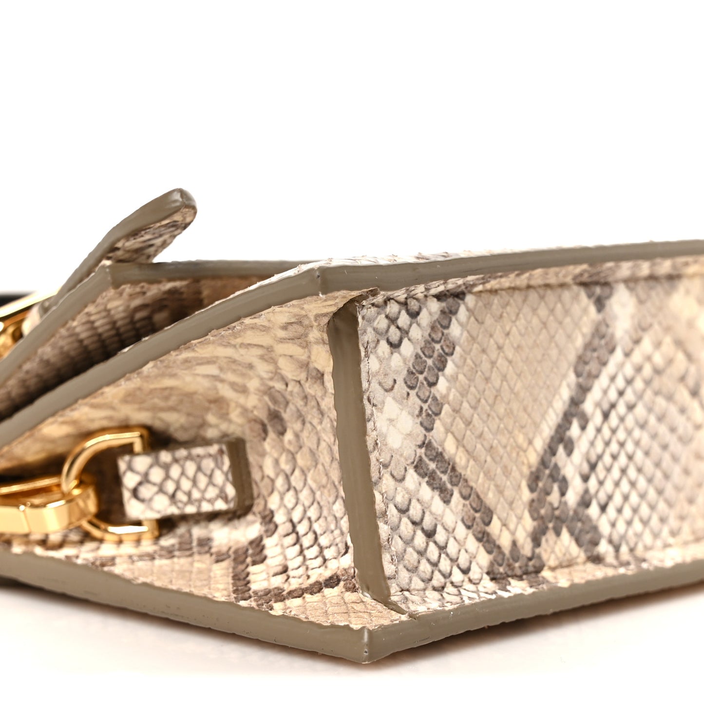 Snakeskin Le Chiquito Boucle Long Beige
