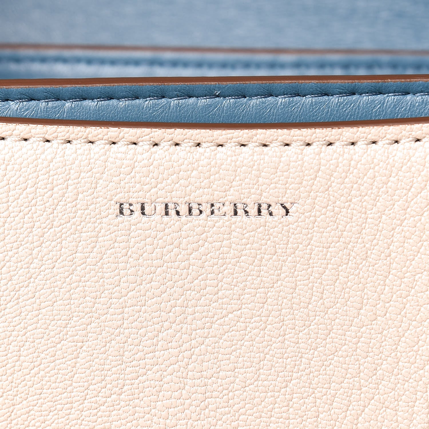 Burberry Goatskin Small D-Ring Bag Stone 6 of 9