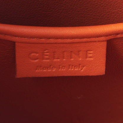 Celine Smooth Calfskin Nano Luggage Fluo Orange 5 of 9