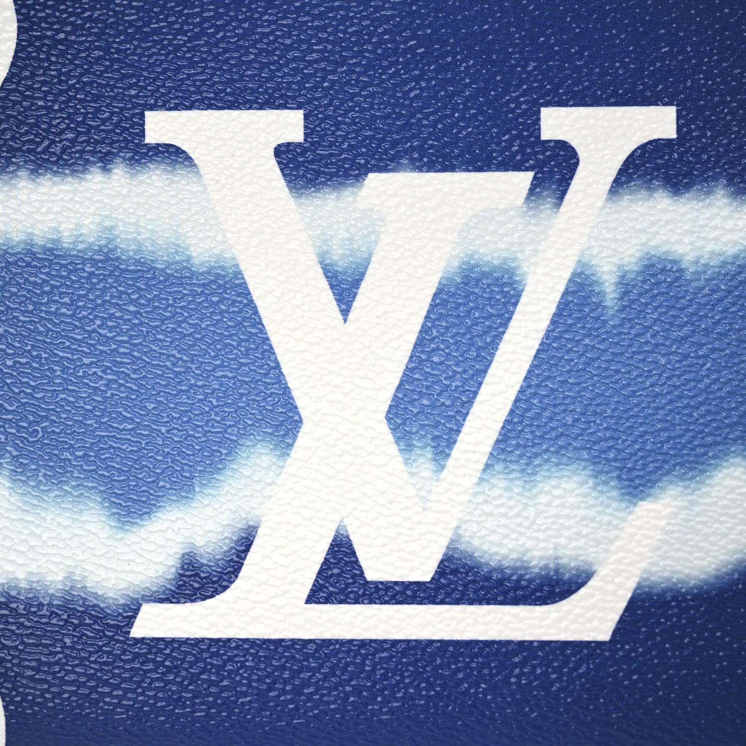 Louis Vuitton Monogram Giant Escale Double Zip Pochette Blue 9 of 13