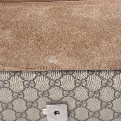 Gucci GG Supreme Monogram Small Dionysus Shoulder Bag Taupe 11 of 14